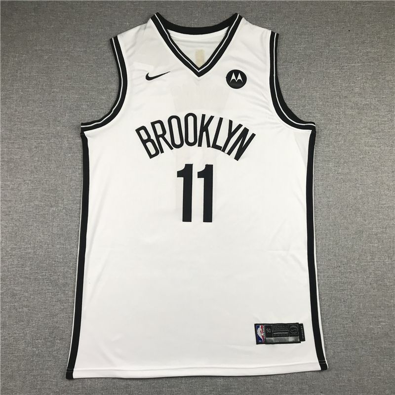 Men Brooklyn Nets #11 Irving White 2021 Game Nike NBA Jersey